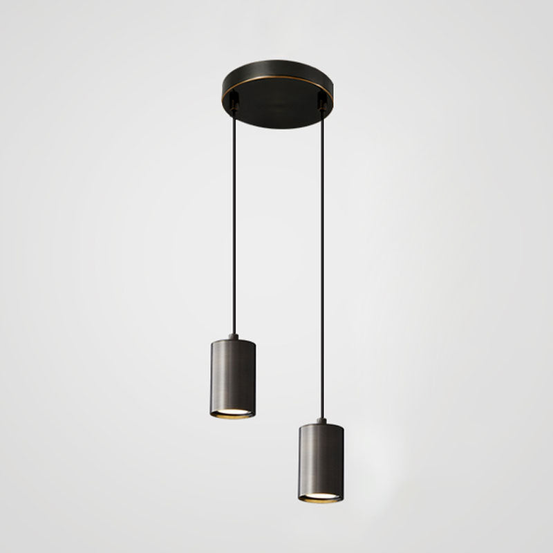 Minimalistische Zylinderhängelampe, modernes Metallheizlicht für Schlafzimmer