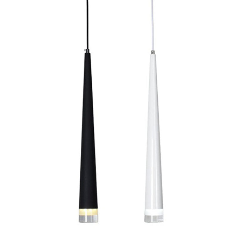 Minimalistische lineare Anhängerbeleuchtung, langes Acrylhängellicht für Wohnzimmer