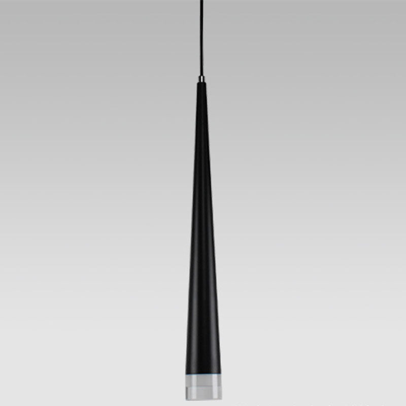 Minimalistische lineare Anhängerbeleuchtung, langes Acrylhängellicht für Wohnzimmer