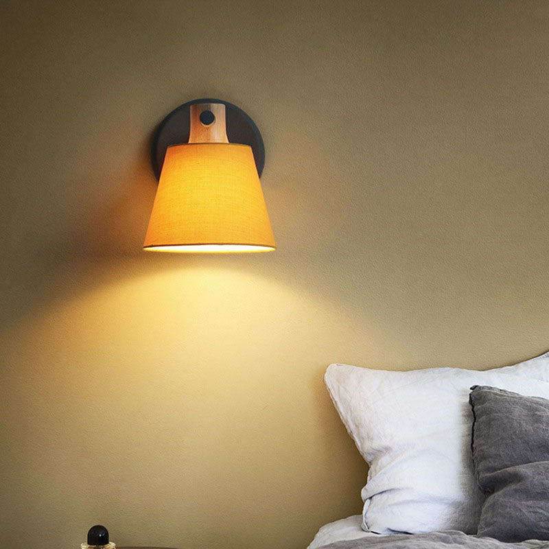 Modern Style Wall Mounted Light Fixture Cylinder Metal 1 Head Sconce Lighting