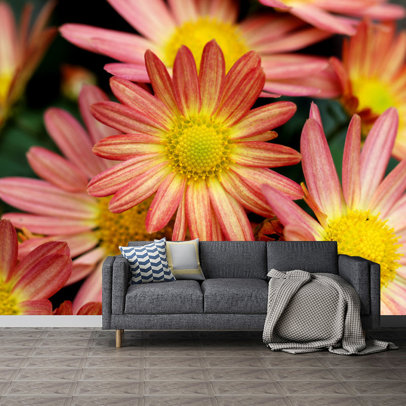 Flower Wall Decals Stain Resistant Home Wall Decor for Bedroom Living Room