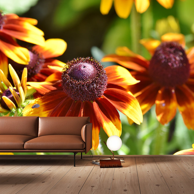 Flower Wall Decals Stain Resistant Home Wall Decor for Bedroom Living Room