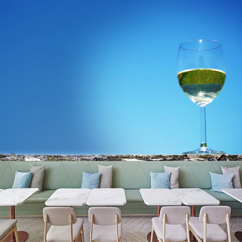 Wine Mural Wallpaper Minimalist Bar Wall Decor Waterproofing, Customized Size Available