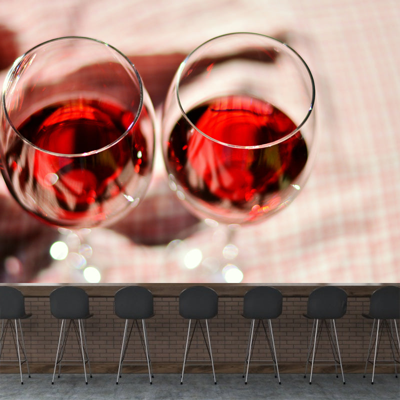 Wine Wall Mural Modern Decoration for Bar Waterproofing, Custom Size Available