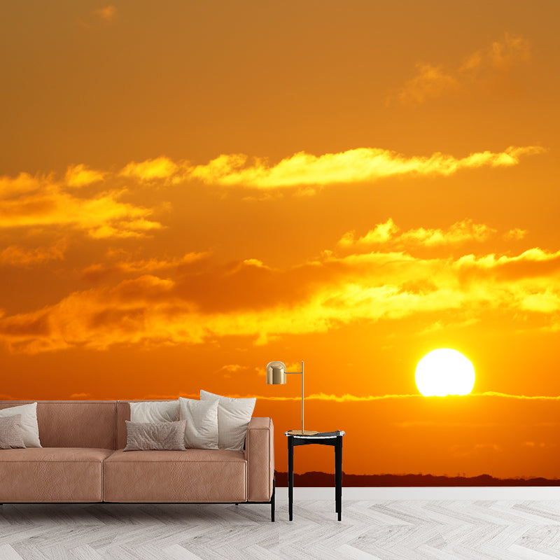 Cloudy Sky Wall Mural Modern Decoration for Hallway Corner Decoration, Waterproofing