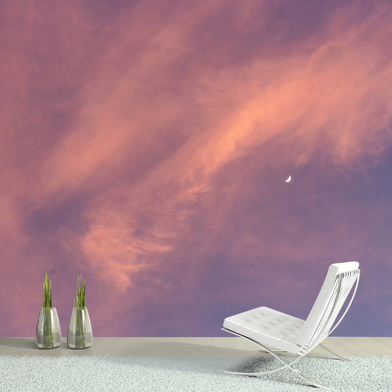 Sky Photography View Wall Mural Decoration for Kitchen Dining Room, Moisture Resistant