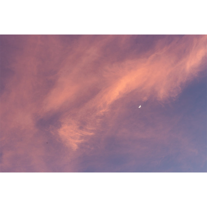 Sky Photography View Wall Mural Decoration for Kitchen Dining Room, Moisture Resistant