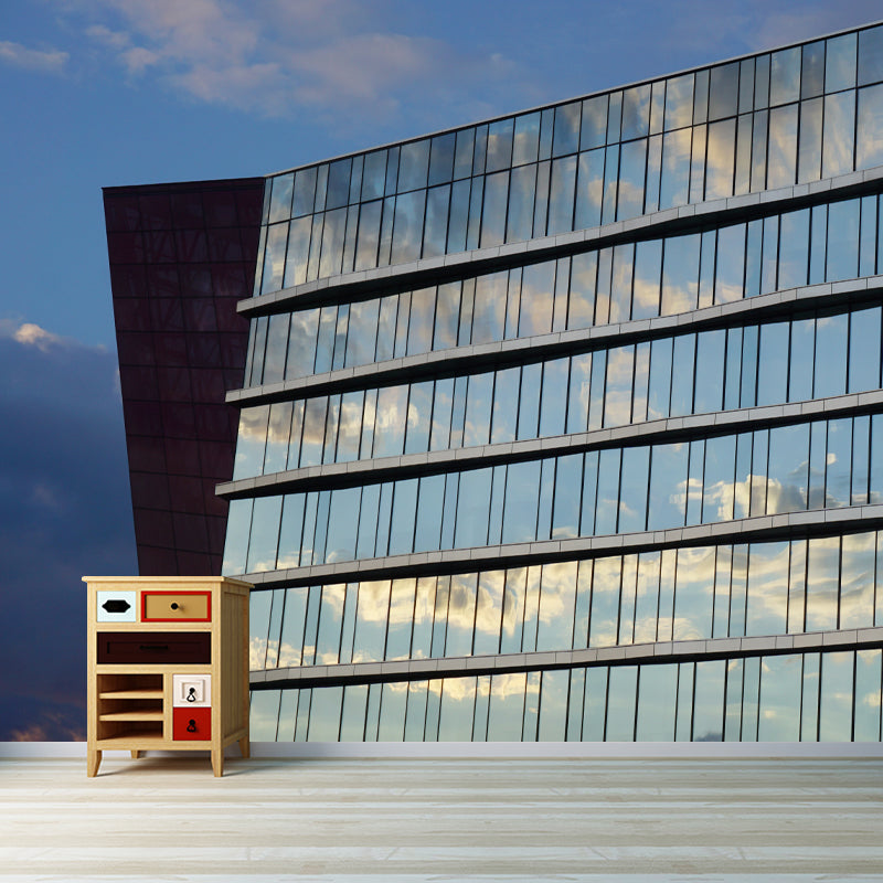 Urban Building Wall Covering for Meeting Room Office Wall Decor, Waterproofing