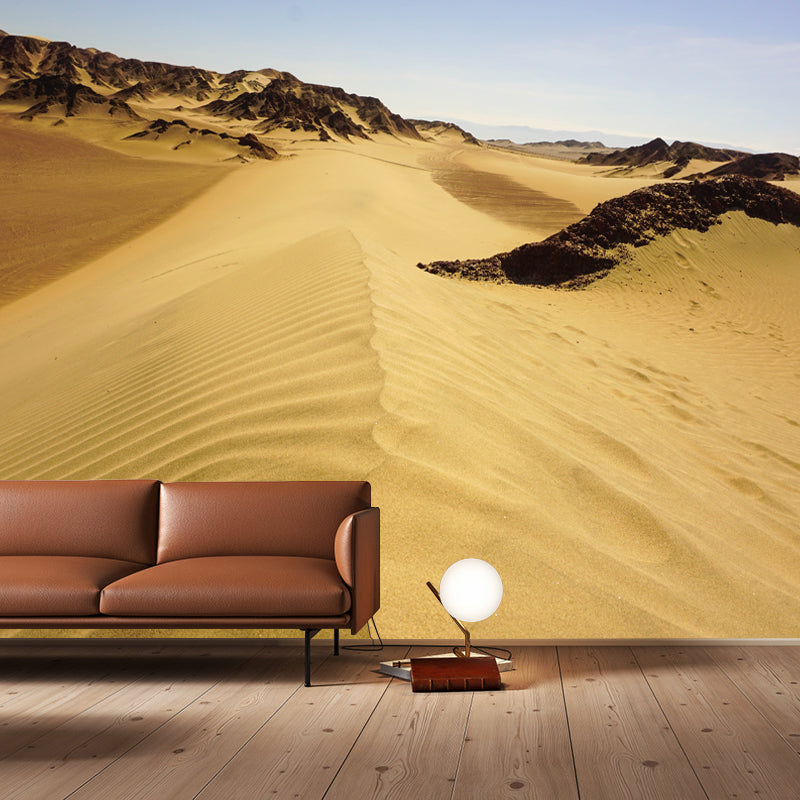 Desert Mural for Living Room Bedroom, Water Resistant, Customized Size