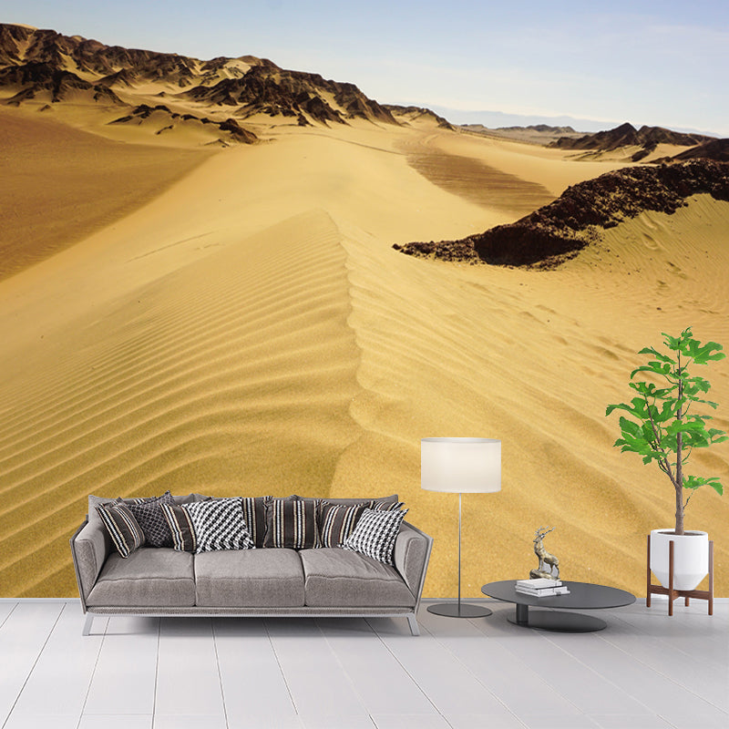 Desert Mural for Living Room Bedroom, Water Resistant, Customized Size