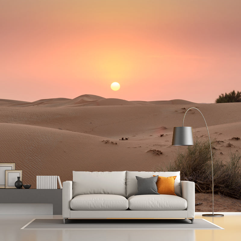 Desert Mural for Living Room Bedroom, Water Resistant, Customized Size