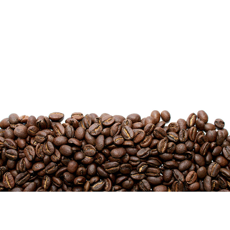 Kaffeebohnen-Wandbild, Fotografie, horizontale Wandverkleidung in dunkler Farbe für Café