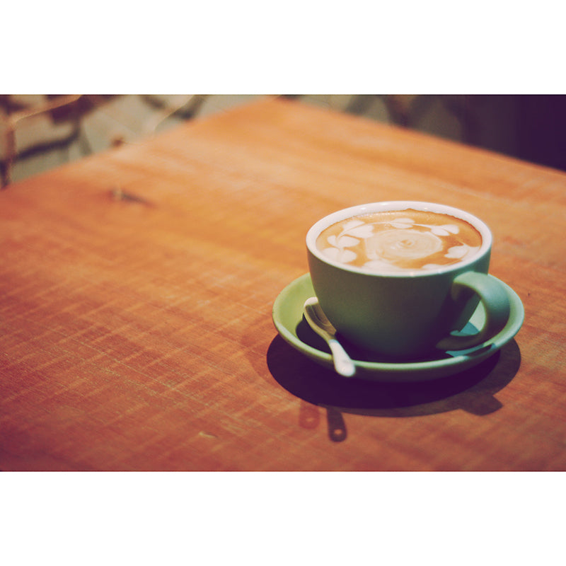 Customized Aromatic Coffee Mural Decal Modern Soft Color for Coffee Shop