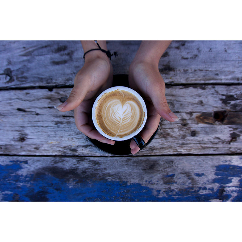 Donkere kleur koffie muurschildering behang hedendaagse schimmelbestendige winkeldecoratie