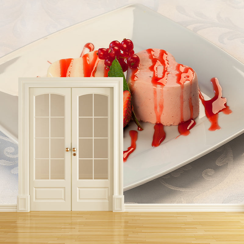 Minimalism Dessert Mural Modern Style Wall Covering for Dessert Shop Baking Shop