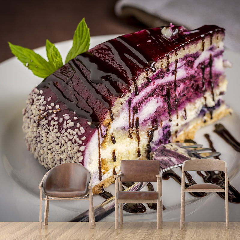 Minimalism Dessert Mural Modern Style Wall Covering for Dessert Shop Baking Shop