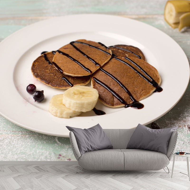 Minimalism Dessert Mural Photography Wall Covering for Dessert Shop Baking Shop