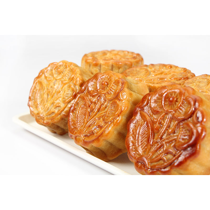 Mooncake Mural Wallpaper Contemporary Mildew Resistant Commerce Shop Decoration