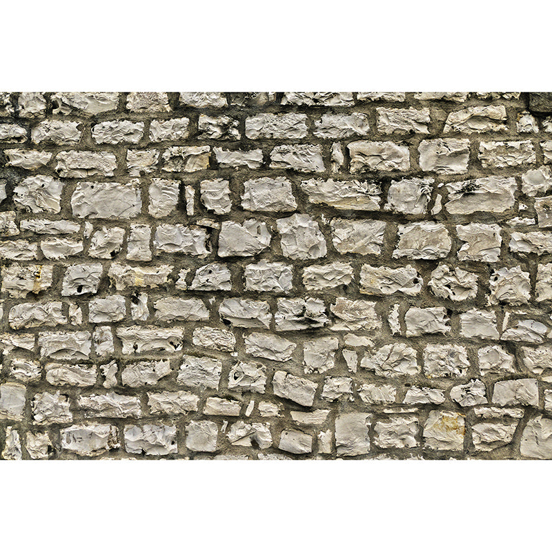 Industrial Style Brick Wall Mural Decal Moisture Resistant for Sitting Room, Made to Measure