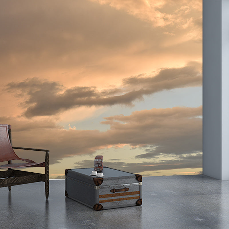 Sky Wall Mural Decal Moisture Resistant for Shops Cafeteria, Made to Measure