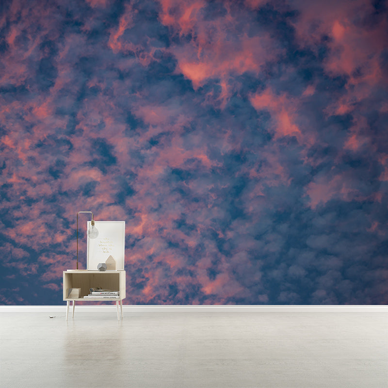 Sun and Clounds Mural Wall Paper Home Decorations for Kitchen Living Room