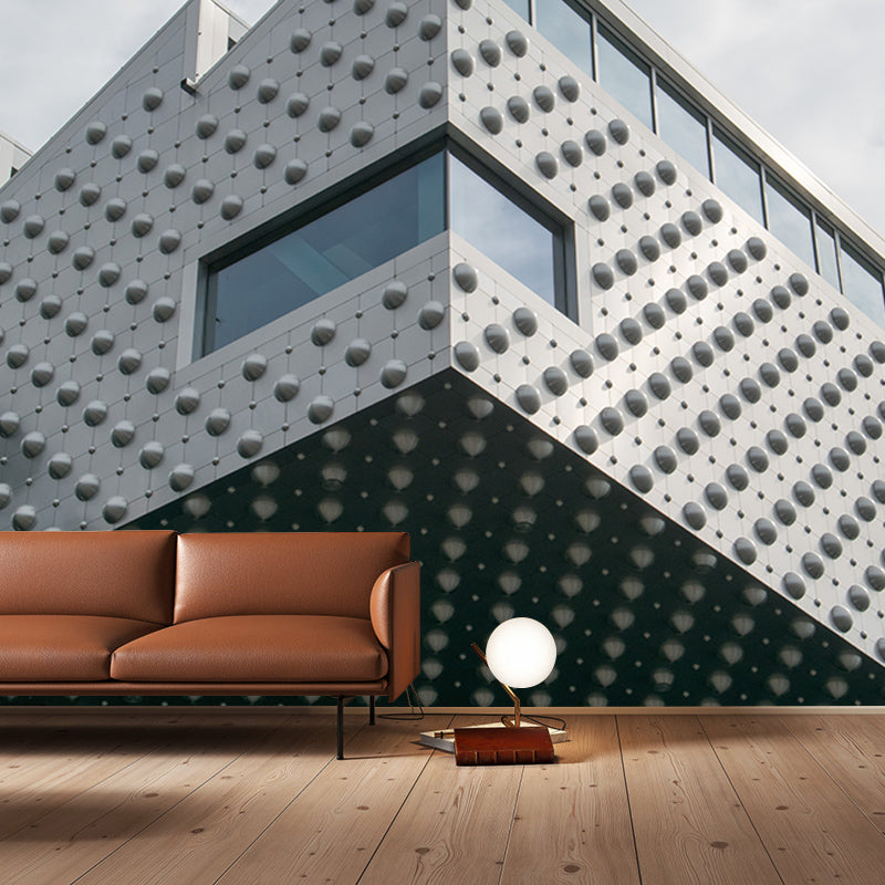 Contemporary Building Mural Wallpaper Waterproofing Wall Covering for Sitting Room