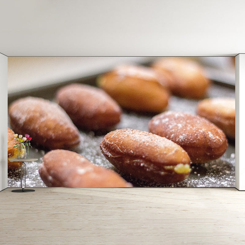 Delicious Dessert Mural Wallpaper Contemporary Wall Covering for Cake Shop