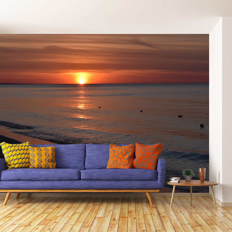 Minimalism Sea Wall Mural Decal Sitting Room Wallpaper, Made to Measure