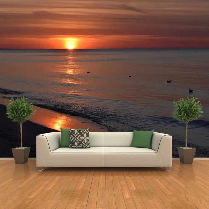 Minimalism Sea Wall Mural Decal Sitting Room Wallpaper, Made to Measure