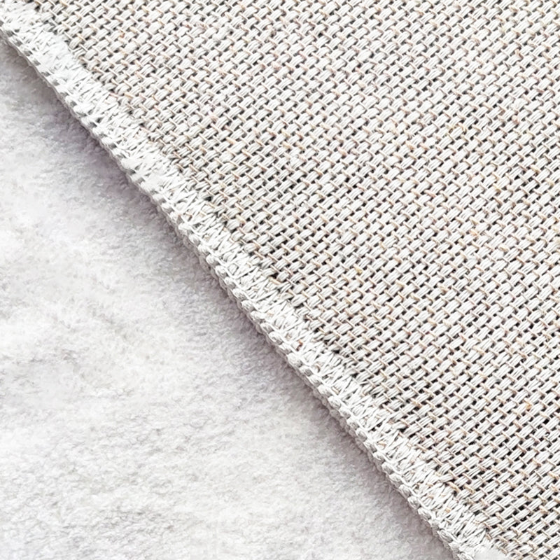 Tapis gris pure de couleur polyester tapis de gueule de soins de soins faciles pour la décoration intérieure