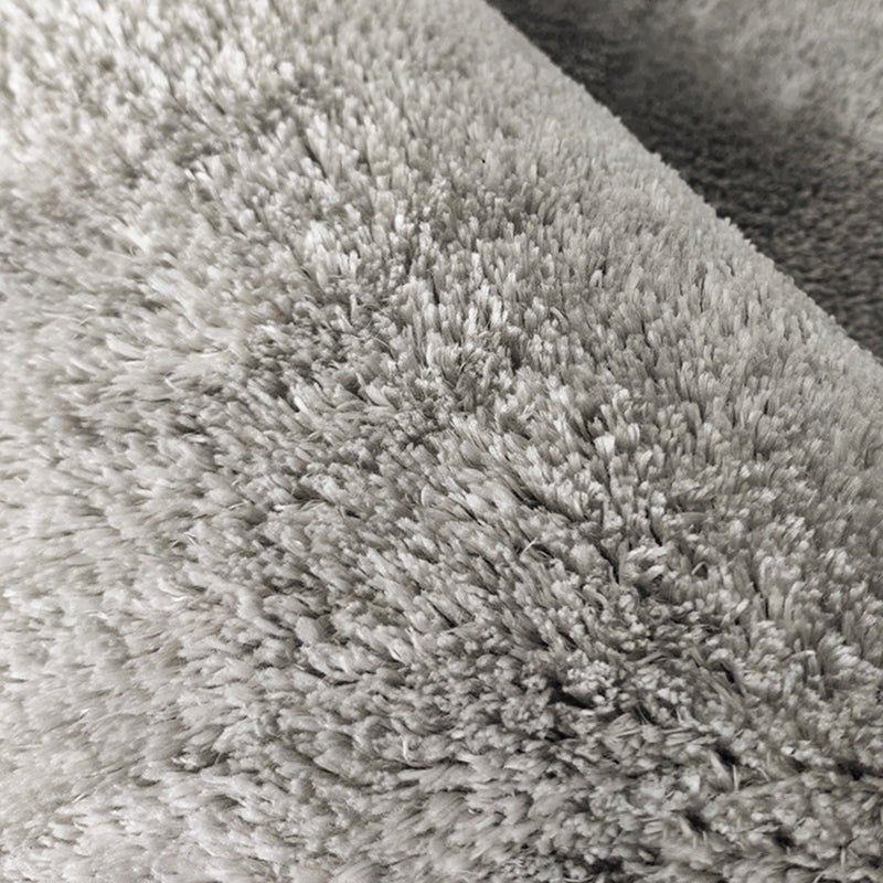 Tapis de couleur pure chic Tapis de polyester beige tapis résistant aux taches pour la décoration intérieure