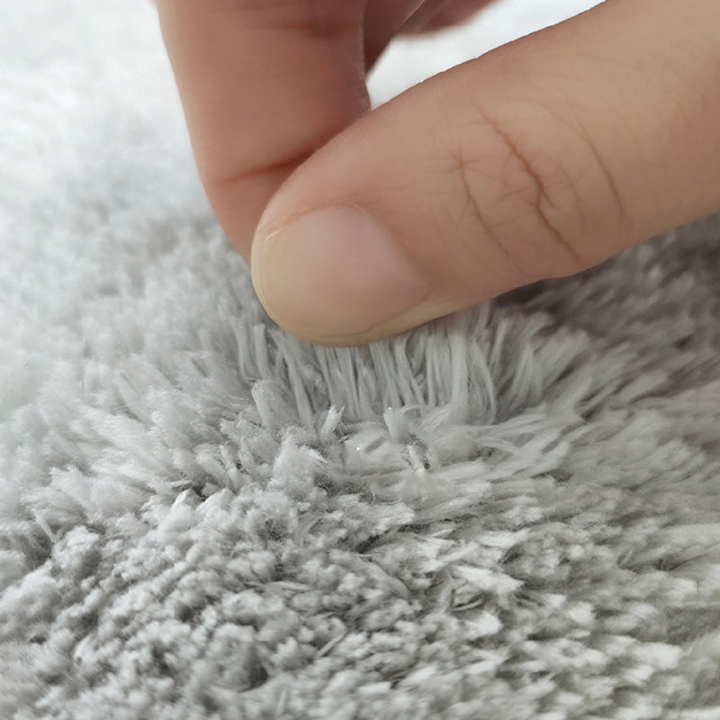 Tapis de couleur pure chic Tapis de polyester beige tapis résistant aux taches pour la décoration intérieure