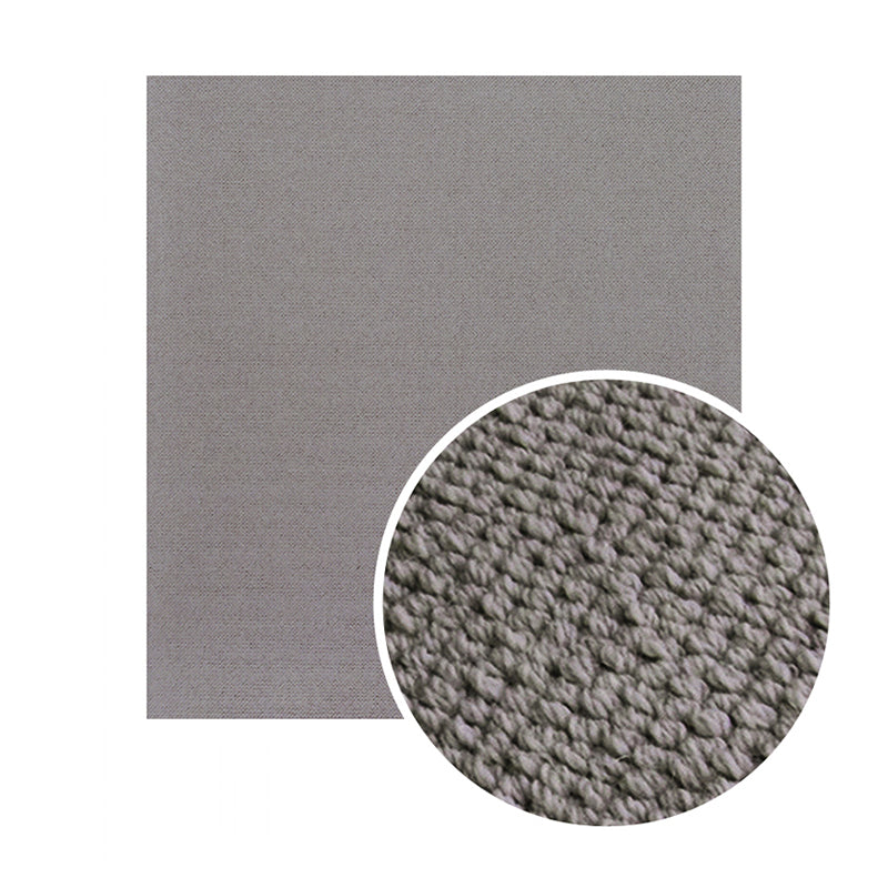 Grey Modern Area Carpet Slid Color Polyester Area Rug Washable Easy Care Rug for Living Room
