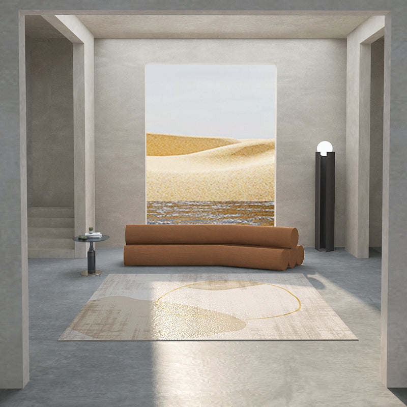 Artistical Indoor Rug Modern PVC Carpet Stain Resistant Area Rug for Living Room