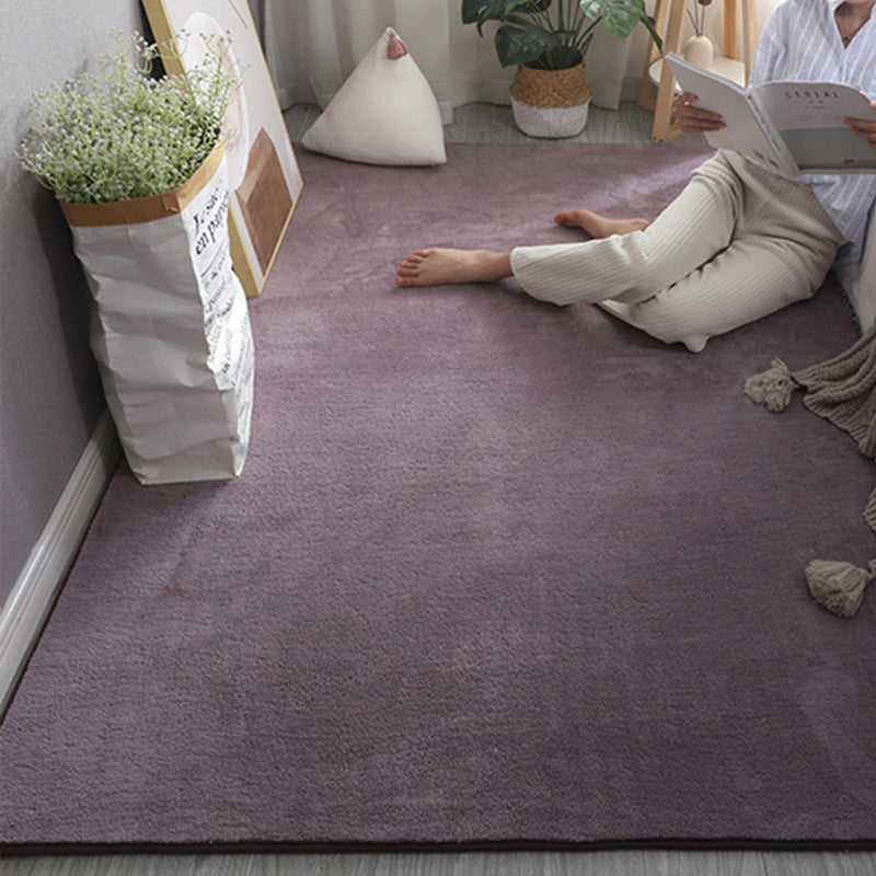 Tapis de tapis de shag nature décontracté tapis de zone de polyester