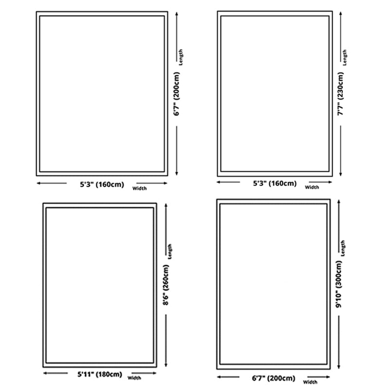 Brown Modern Rug Polyester Graphic Indoor Rug Washable Rug for Home Decor