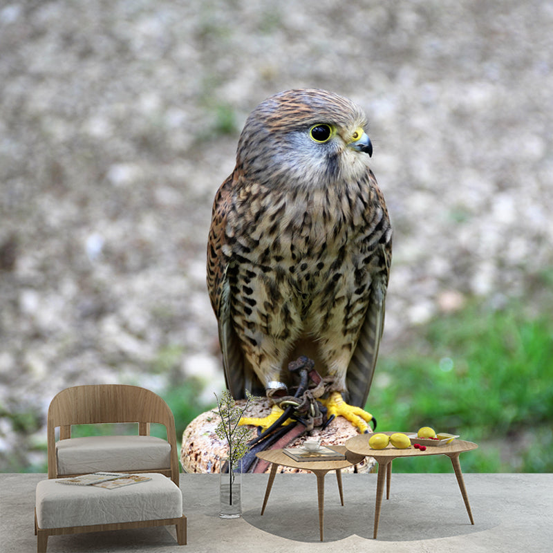 Modern Wild Animal Mural Wallpaper Moisture Resistant Living Room Wall Covering