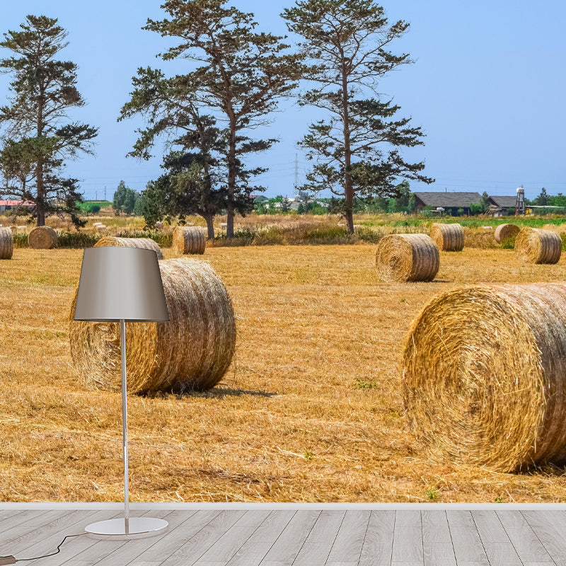 Customized Straw Bale Mural Environment Friendly for Sleeping Room Bedroom