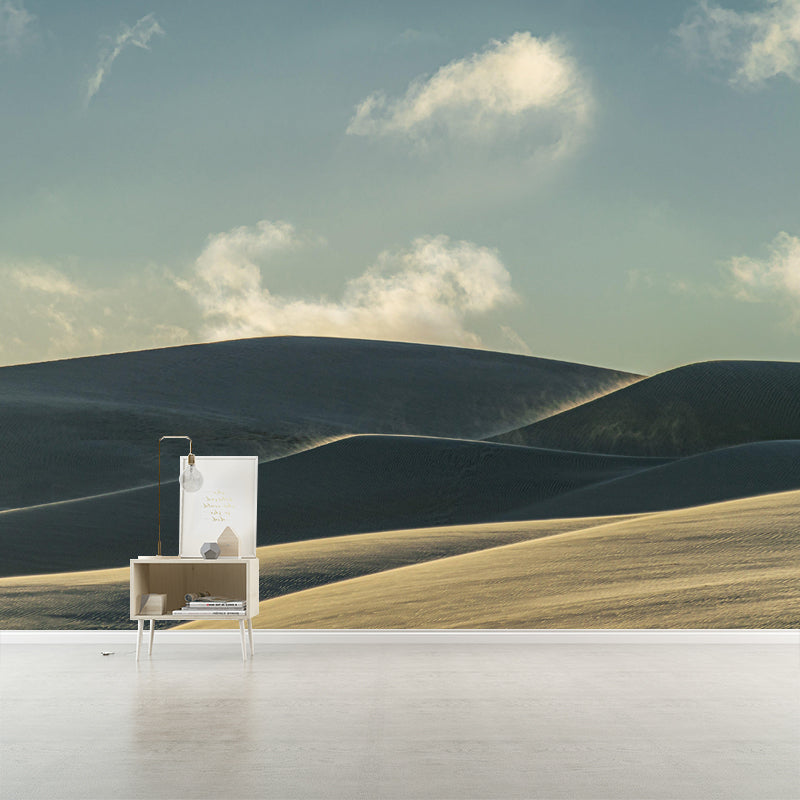 Customized Barren Desert Mural Photography Environment Friendly for Sleeping Room