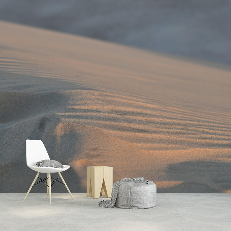 Huge Desert Landscapes Mural Mildew Resistant Wallpaper for Living Room