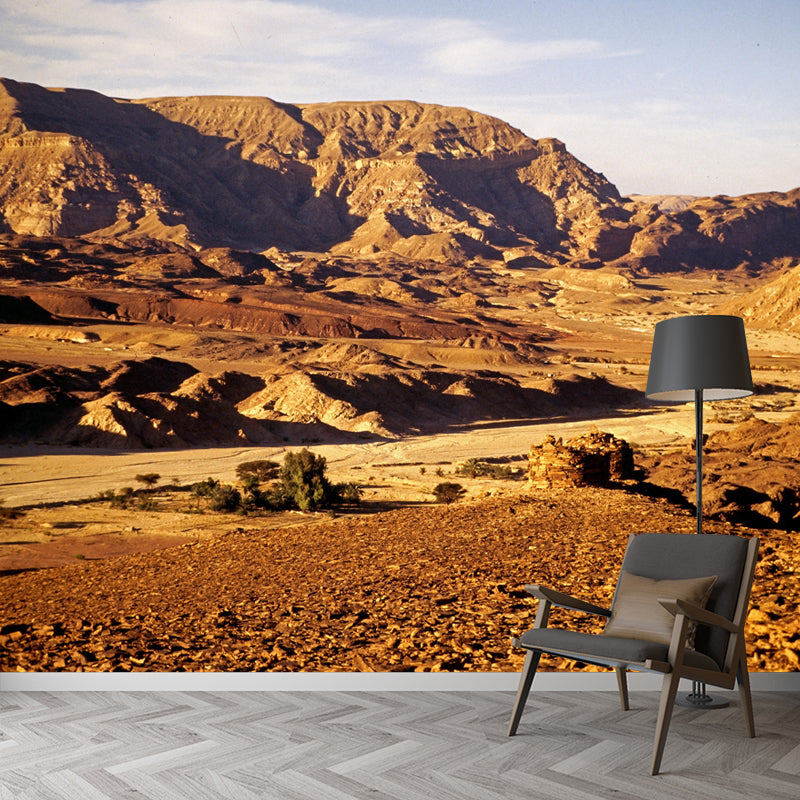 Contemporary Desert Mural Wallpaper Home Decorations for Kitchen Living Room