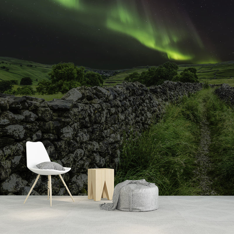 Contemporary Aurora Mural Wall Paper Home Decorations for Kitchen Living Room