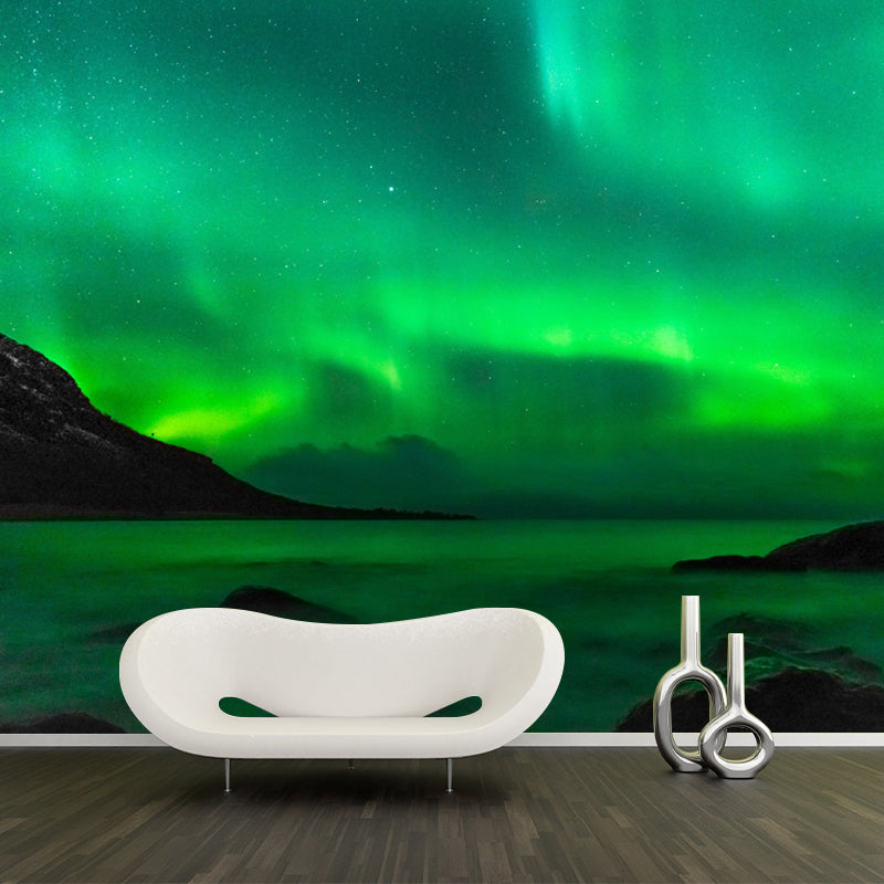 Customized Aurora Mural Environment Friendly for Sleeping Room Bedroom