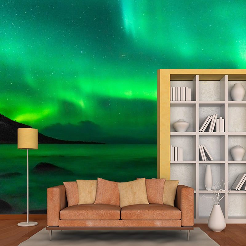 Customized Aurora Mural Environment Friendly for Sleeping Room Bedroom
