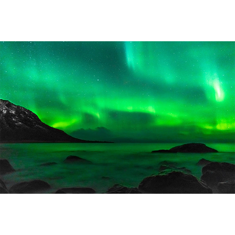 Customized Aurora Mural Environment Friendly for Sleeping Room Bedroom