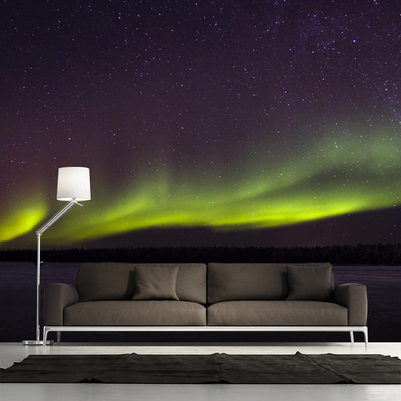 Customized Aurora Mural Environment Friendly for Sleeping Room Bedroom