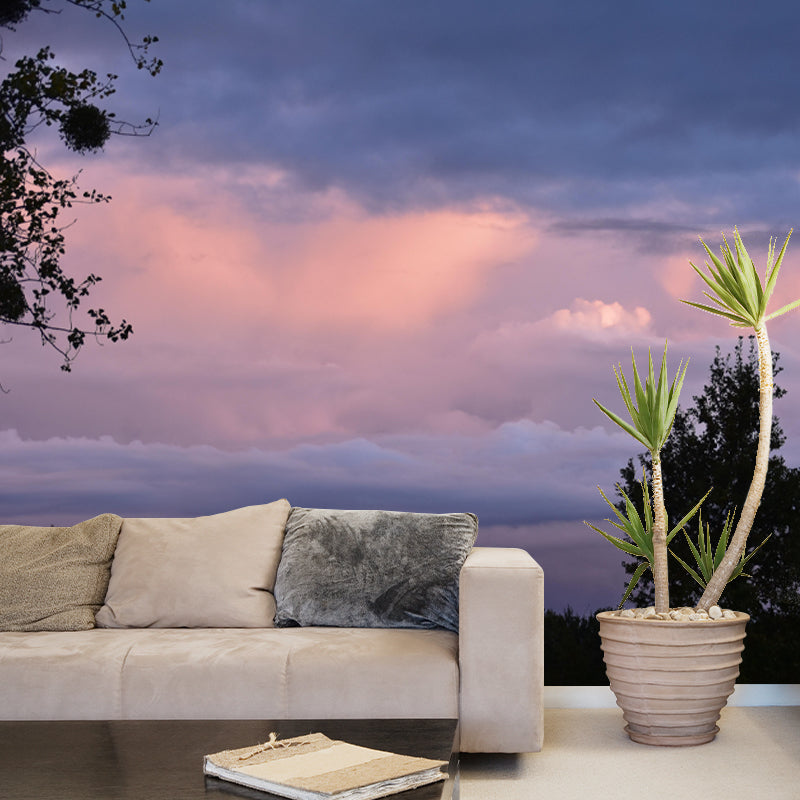Beautiful Sky and Cloud Mural Wallpaper Home Decorations for Kitchen Living Room