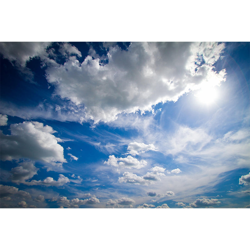 Beautiful Sky and Cloud Mural Wallpaper Home Decorations for Kitchen Living Room