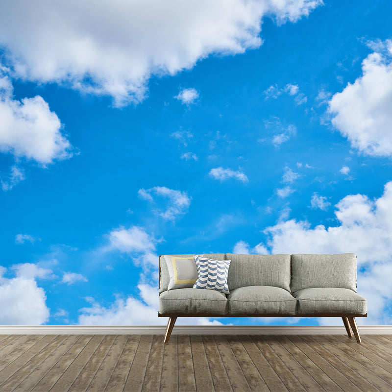 Beautiful Sky and Cloud Mural Wallpaper Home Decorations for Kitchen Living Room