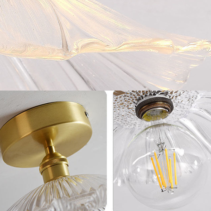 Flower Flush Mount Ceiling Lighting Fixture Contemporary Flush Mount Ceiling Light